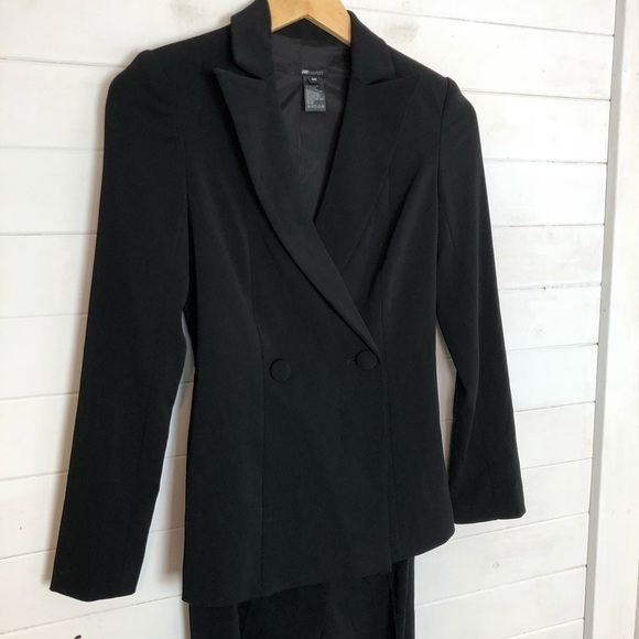 Jay Godfrey Conway Cropped Tuxedo One Piece Jumpsuit - Picture 7 of 11